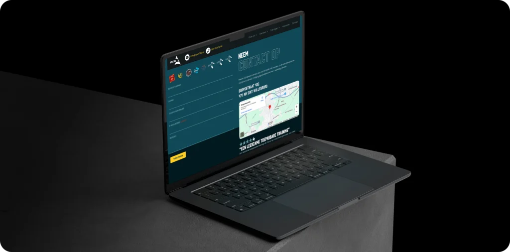 APEX360 website mockup